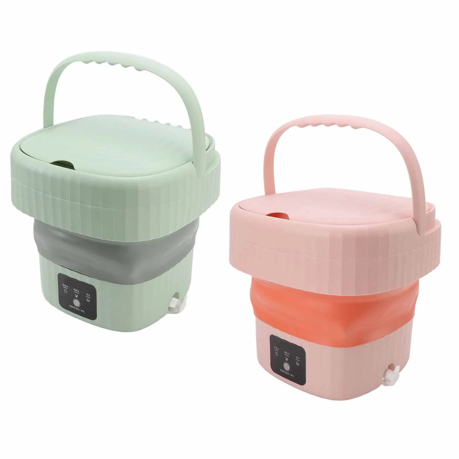 6L Folding Bucket Washing Machine Portable Mini Foldable Washing Machine for Socks Underwear Portable Folding