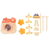 Mini Cloth Washer Figurine Washing Machine Puzzle Housework Training Toys Twerking 1