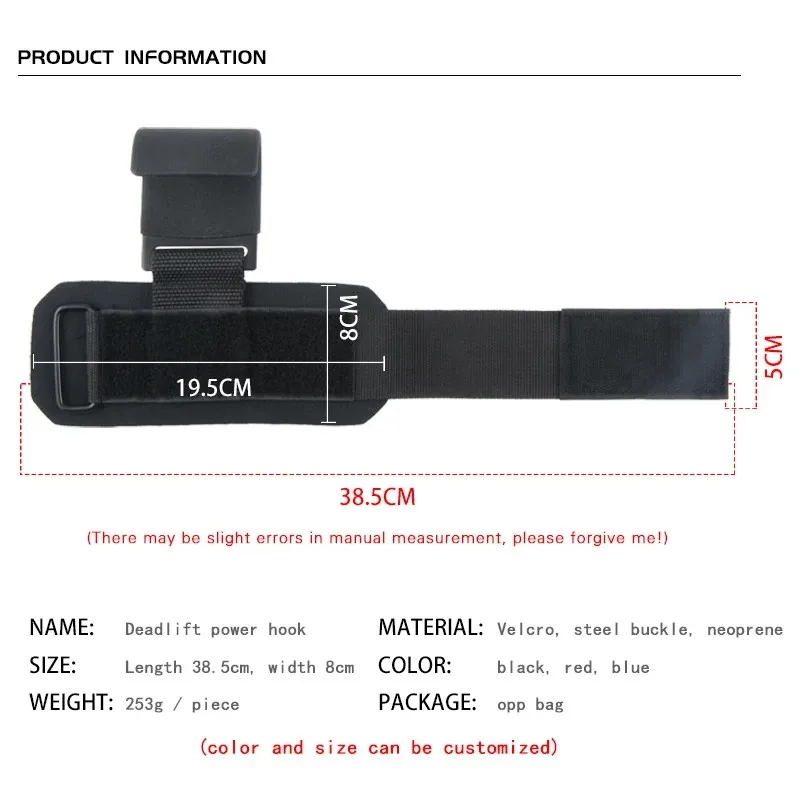 Weightlifting Hook Grip Straps 2
