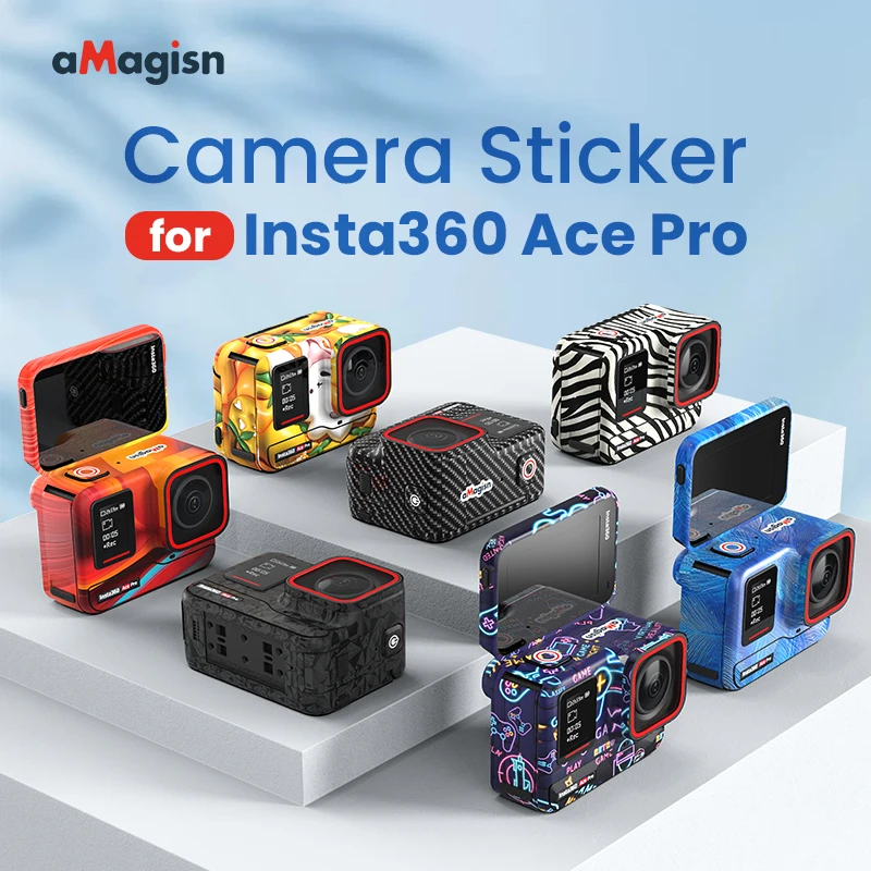 aMagisn Camera Body Stickers 3M Sticker Full coverage Sports Camera Accessories for Insta360 Ace Pro