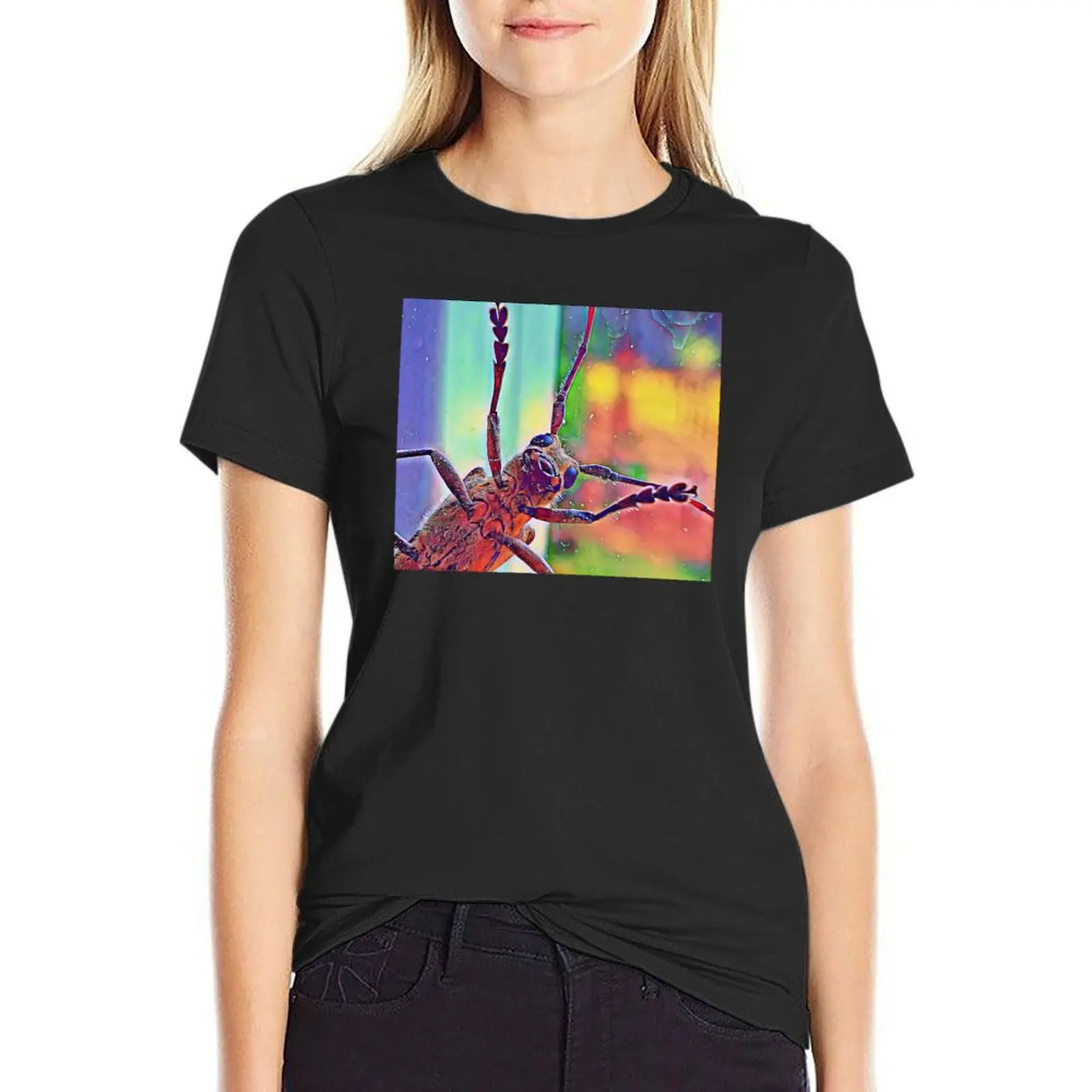 Bob the bug T-Shirt lady clothes cute tops workout shirts for Women