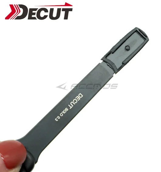 Decut SOLO Recurve-Bogen-Clicker aus Aluminium für Bogenschießen, Schießen, Jagd für Links- und Rechtshänder – Detail 5