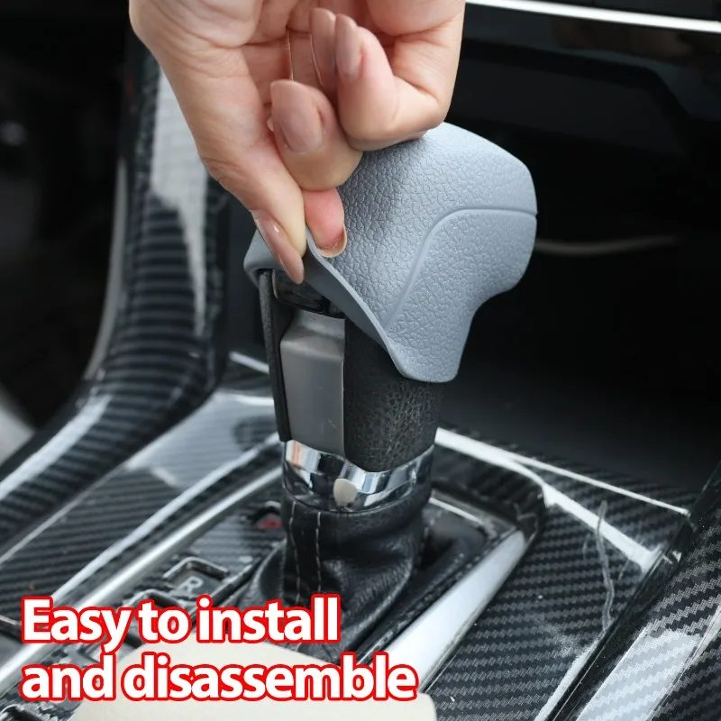 Car Silicone Gear Shift Knob Cover Antislip Shifter Knob Univeral Automobiles Shifter Handle for Toyota C-HR for Camry Corolla