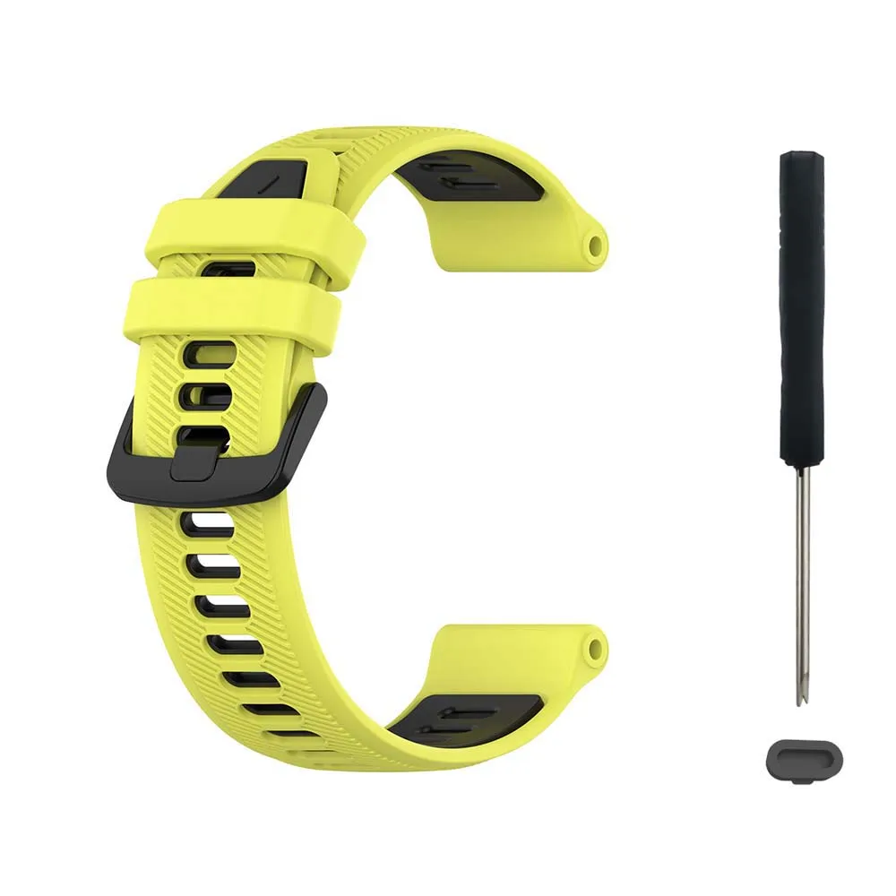 Silicone Strap Quickfit Sport Watchband Wrist Bracelet Accessory for Garmin Forerunner