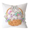 Home Decoration Easter series Printing polyester pillow sleeve cushion cover is suitable for bedroom living room 4