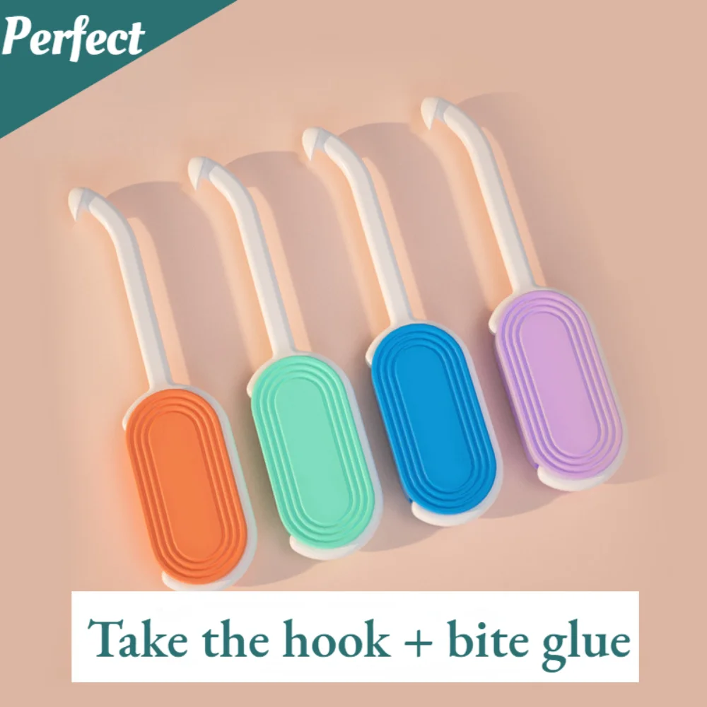 1 Pz/Pacco Apparecchi Ortodontici Dentali Rimozione Bretelle Invisibili Staccabili Apparecchi Ortodontici Portatili Rimozione Colla Per Morso Due In U