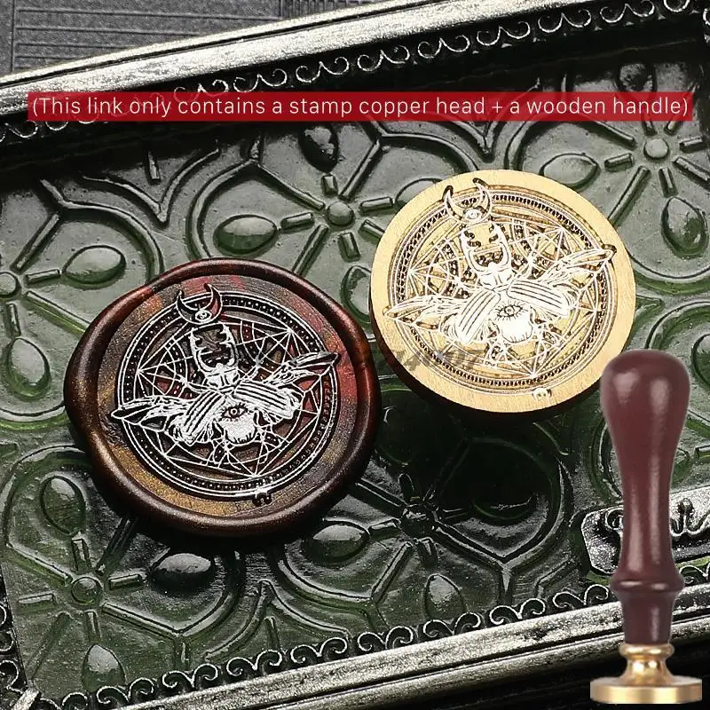 2022 Plant Rose Flower Wax Seal Stamp Retro Life Tree Cat Butterfly Antique Scrapbooking HEAD Wedding Decorative Invitation 