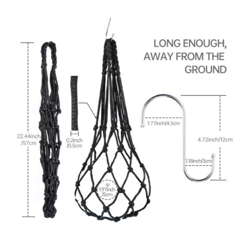 Poultry Feeder Chicken Vegetable Net Bag For Hen Goose poultry feeder