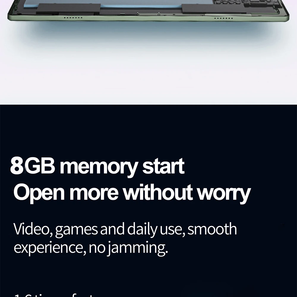 BDF P50 Plus 10.1-Inch Octa-Core Tablet with 8GB RAM, 256GB ROM, 4G Network, Bluetooth 5.0, Android 12.0 Description Image.This Product Can Be Found With The Tag Names Computer Office, Tablet pc, Tablets