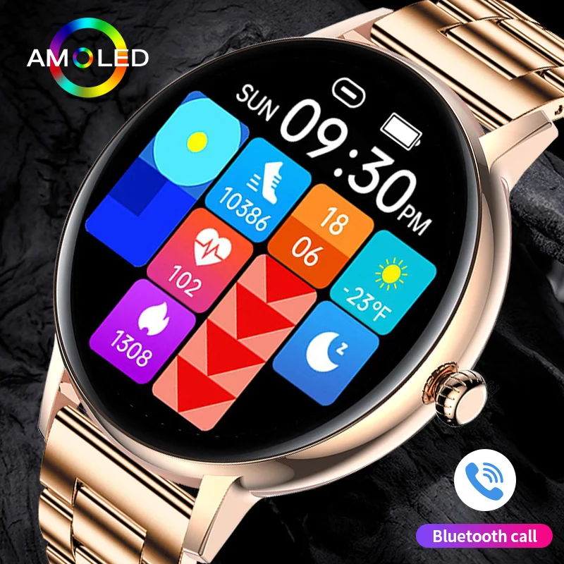 

LIGE New Smart Watch For Men Bluetooth Calling Full Touch Screen Waterproof Watches Sports Fitness Smartwatch Women Reloj Mujer