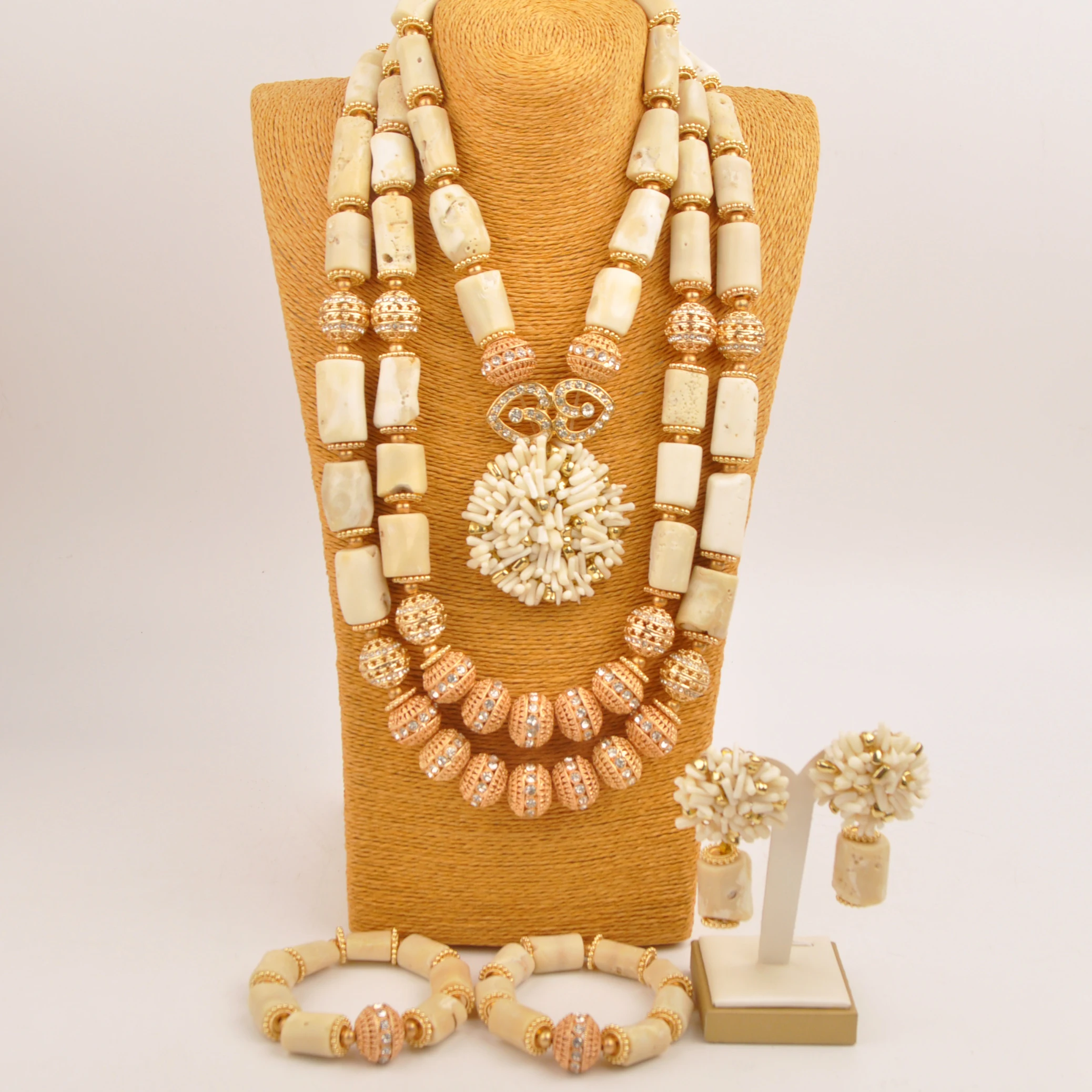 new-arrived-nigerian-wedding-coral-bead-necklace-african-bridal-jewelry-sets