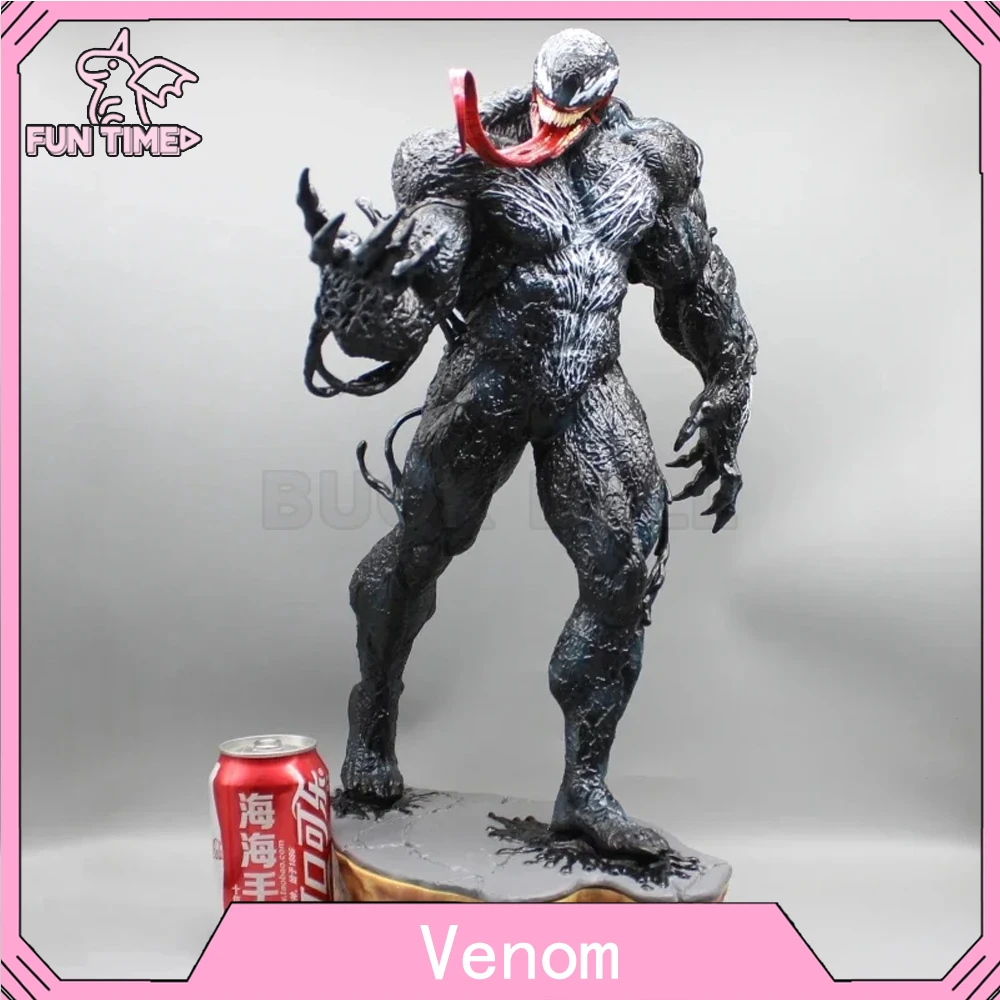 

49cm ML Venom Figure Amazing Spider-man Vemon Figurine Extra Large Black Spiderman PVC Statue Collectible Decor Models Toys Gift