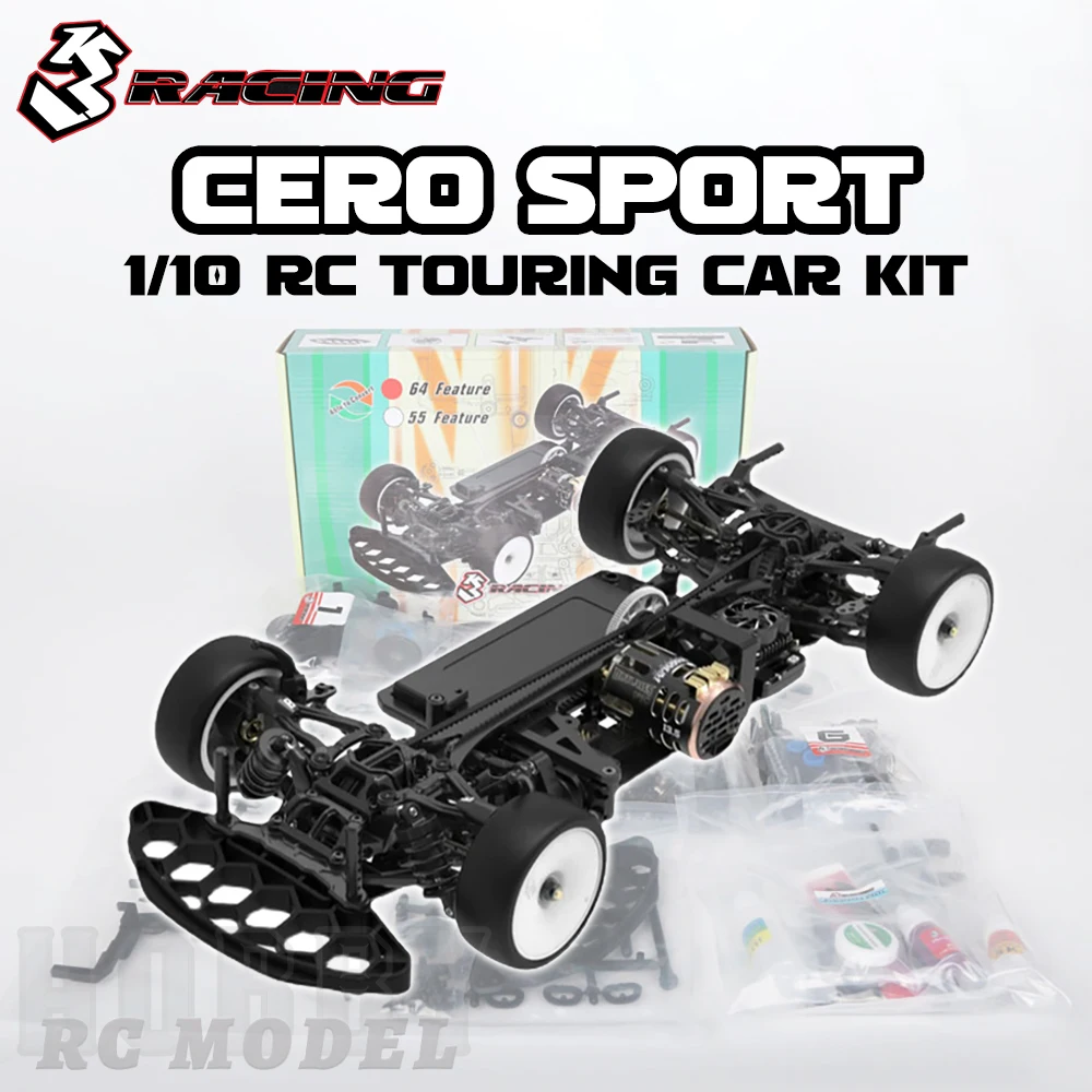 3Racing Cero Sport 64/55 Kit 1/10 RC elektrische Fernbedienung 