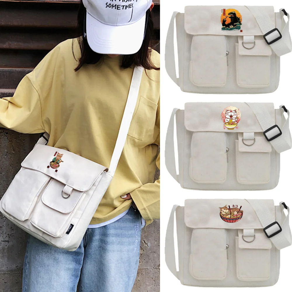 Korean Messenger Bag Japanese Handbags School Single Shoulder Girl