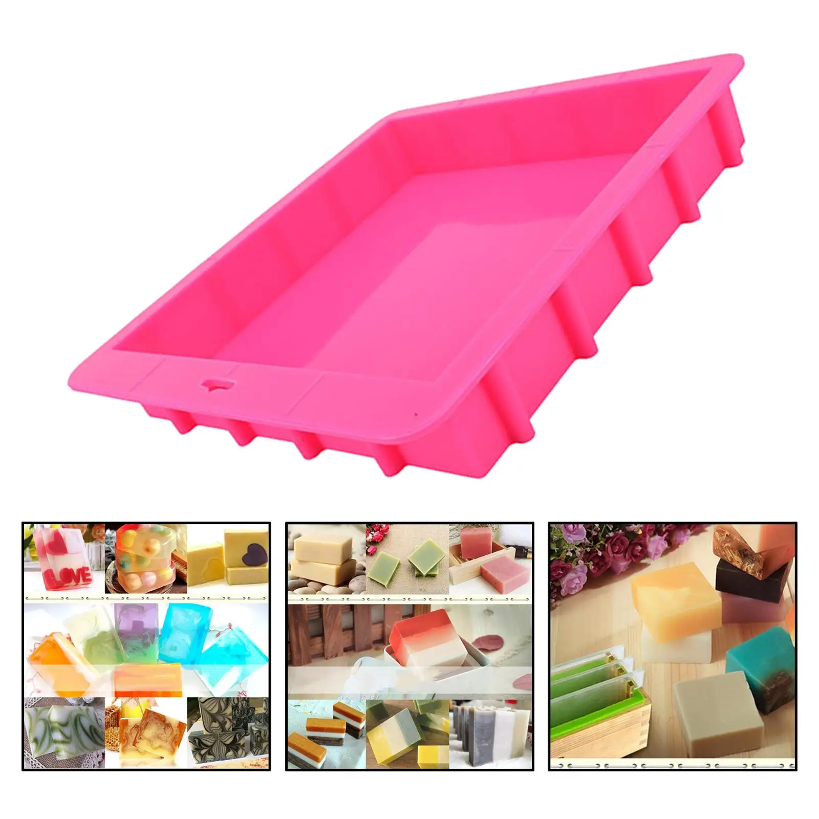 3000ml Soap Making Box Rectangular for Cake, , DIY Supplies, Baking Accessories