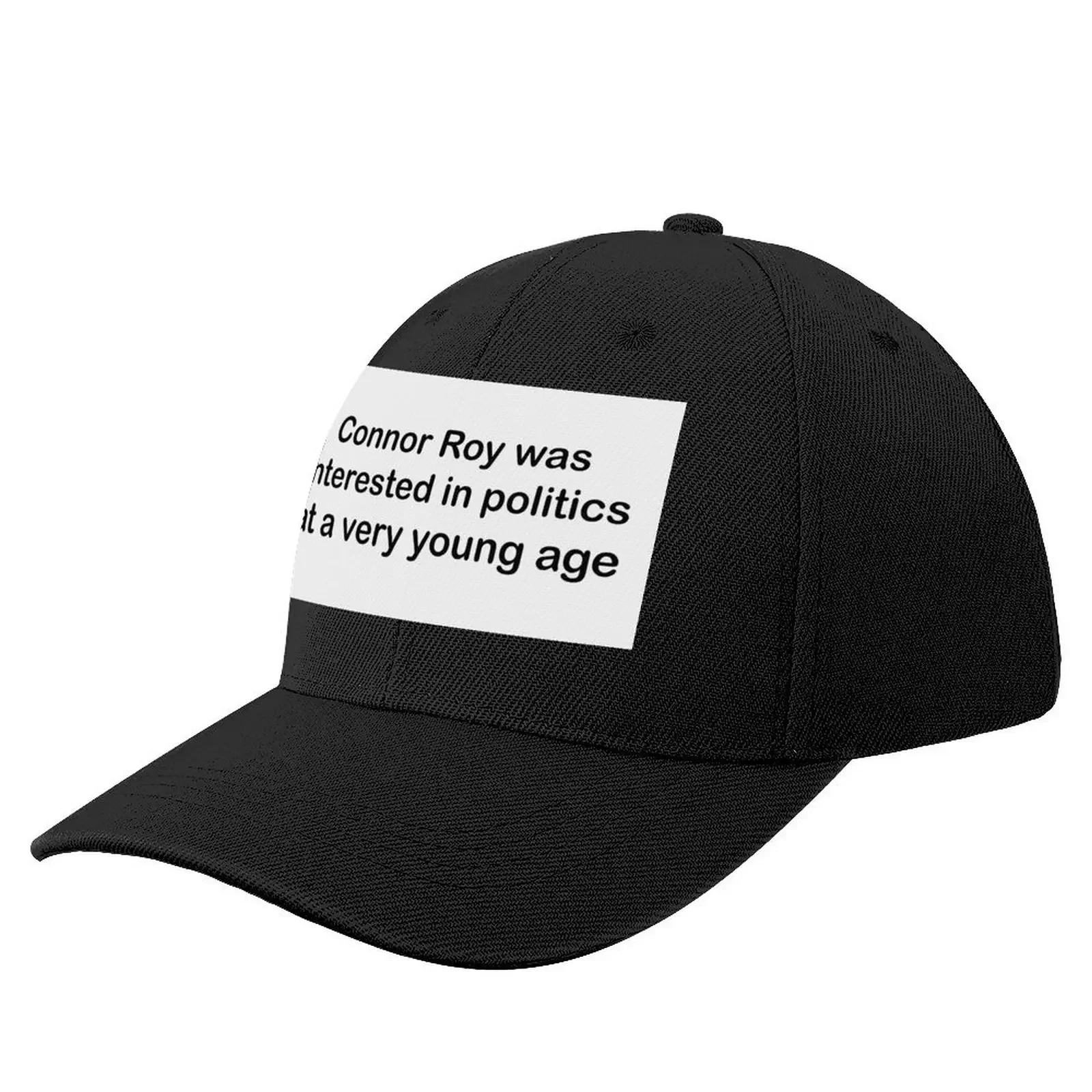 

Connor Roy was interested in politics at a very young age Baseball Cap Golf Horse Hat Sun Hat For Children Women's Hats Men's