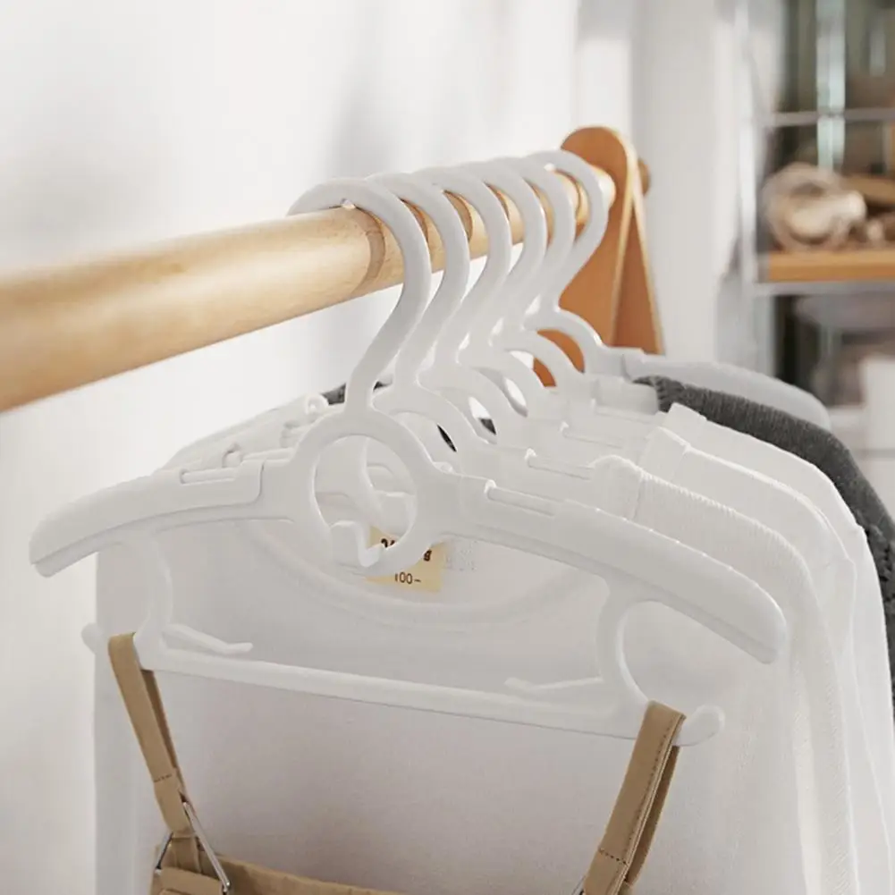 Children Clothes Hanger Versatile Baby Hangers Space-saving Non-slip Baby Closet Hangers Extendable Toddler for Home for Newborn 5