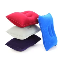 Hiking Beach Car Plane Air Pillows Head Rest Camp Gears Travel Pillow Portable Ultralight Inflatable PVC Nylon Square Pillow New 1