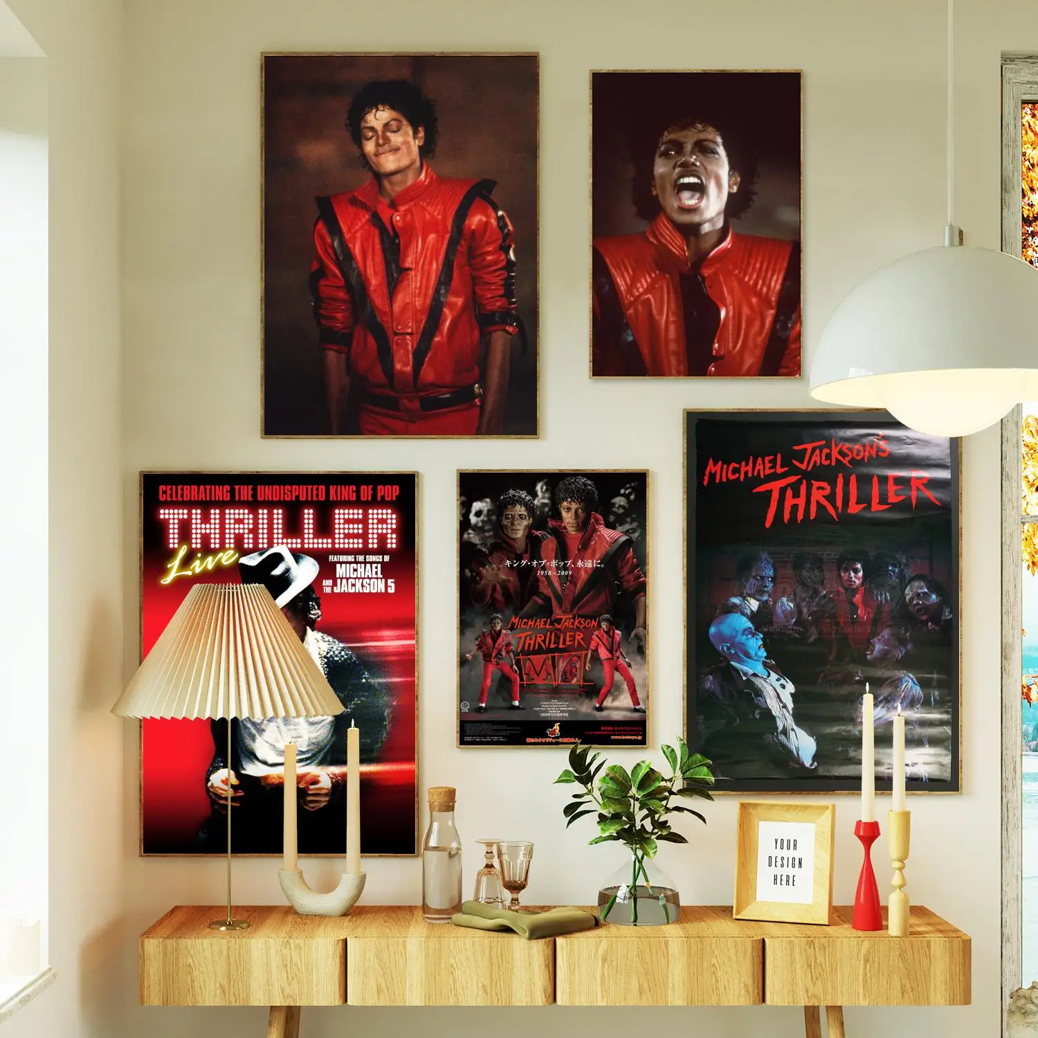Thriller Michael Jackson Canvas Painting Poster Prints Wall Art Poster Per Modern Family Living Room Home Decor