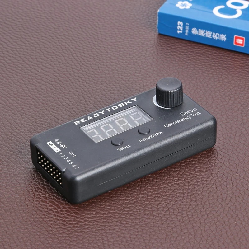 for DC 4.8-6V Mini 3 Modes Digital Servo Consistency Tester Steering Gear Measurement for RC Helicopter Car