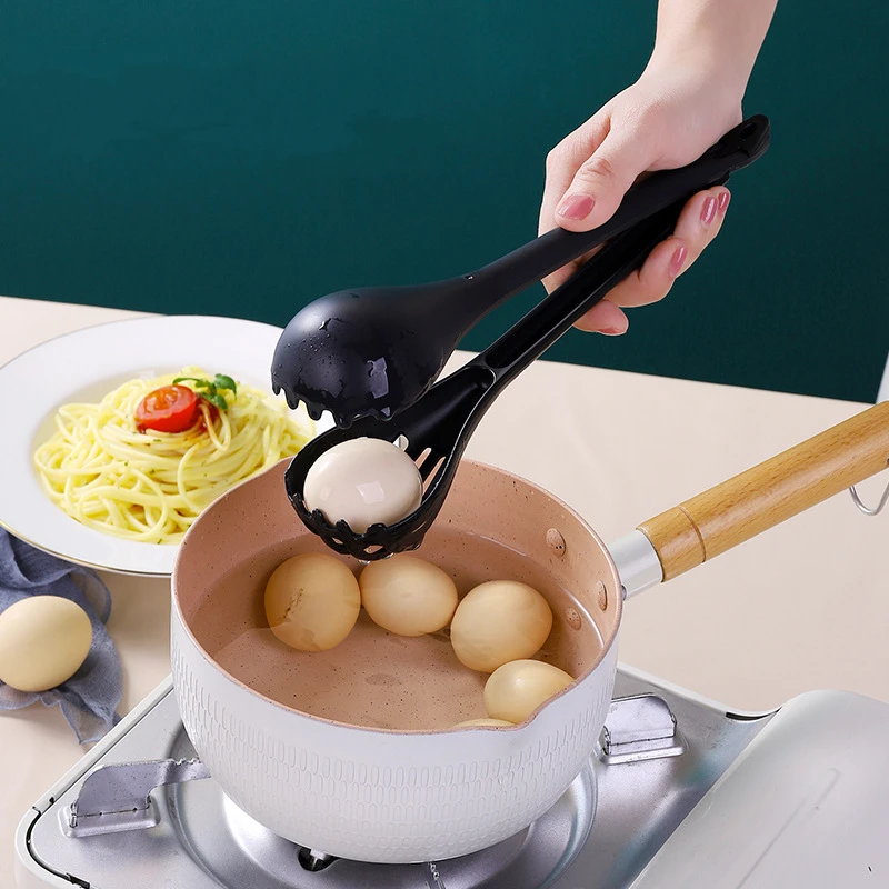 Removable Long-Handled Pasta Clips 3 in 1 Bread Food Tongs Egg Beater Cake Cream Mixer Kitchen Utensil food tongs