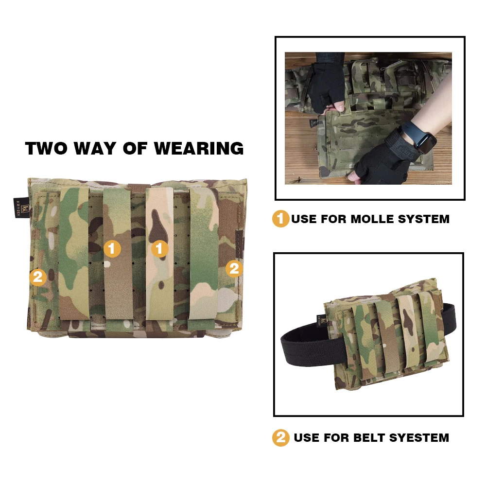 KRYDEX TRA Style MED1 Tactical Medical Pouch EMT Trauma Kit Carrier