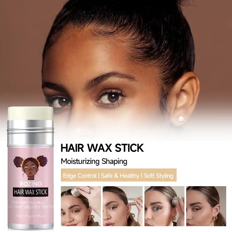 

75g Broken Hair Artifact Hair Wax Stick Gel Cream Styling Hair Frizz Fixed Fluffy Children Men And Women Styling Wax