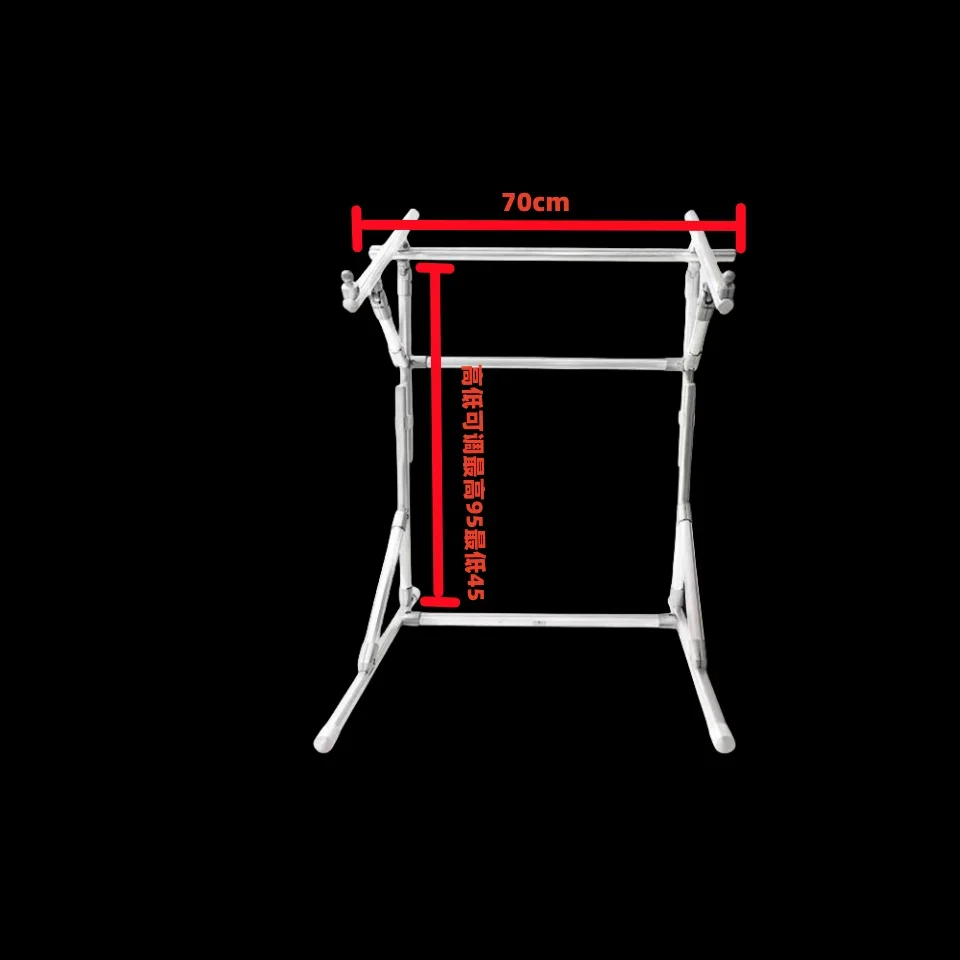 Upgraded version of floor stand with telescopic adjustment aluminum alloy embroidery frame tension frame 5