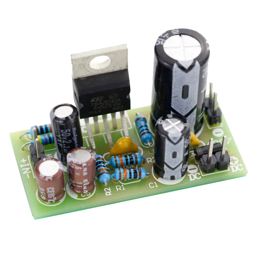1pcs TDA2030A Electronic Audio Power Amplifier Board Module DC 9V-24V Mono 18W Computer Active Speakers DIY Kit