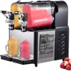 Slushy Machine, 3Lx2Tank Slushie Machine, 370W Frozen Drink Machine with Temperature Preservation, Slushy Maker Machine 1