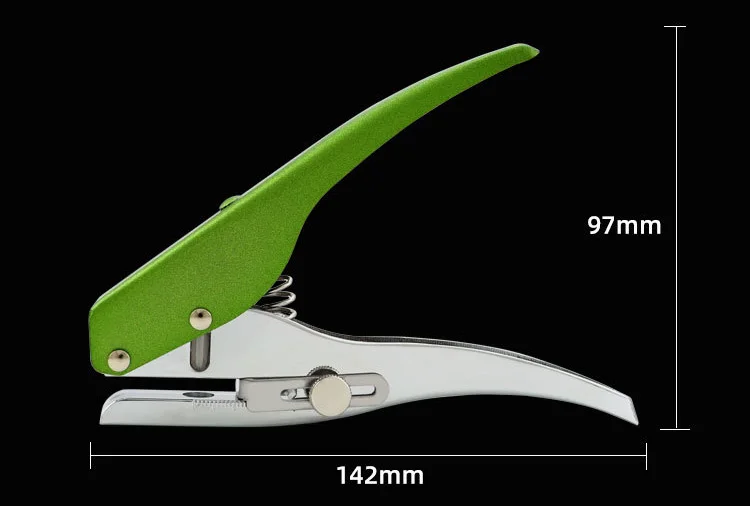 3mm/4mm5mm/6mm/7mm/8mm/9mm/10mm Circle Hole Punch Paper Punch Hand-held Round Single Hole for ID Cards PVC Cards Photos