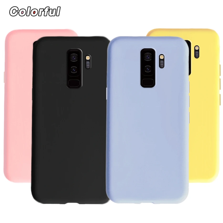 Per Samsung Galaxy S9 Case Sm-G960F Cute Candy Matte Cover Custodia Morbida In Silicone Tpu Per Samsung S9 Plus S9 + G965F Cover Posteriore