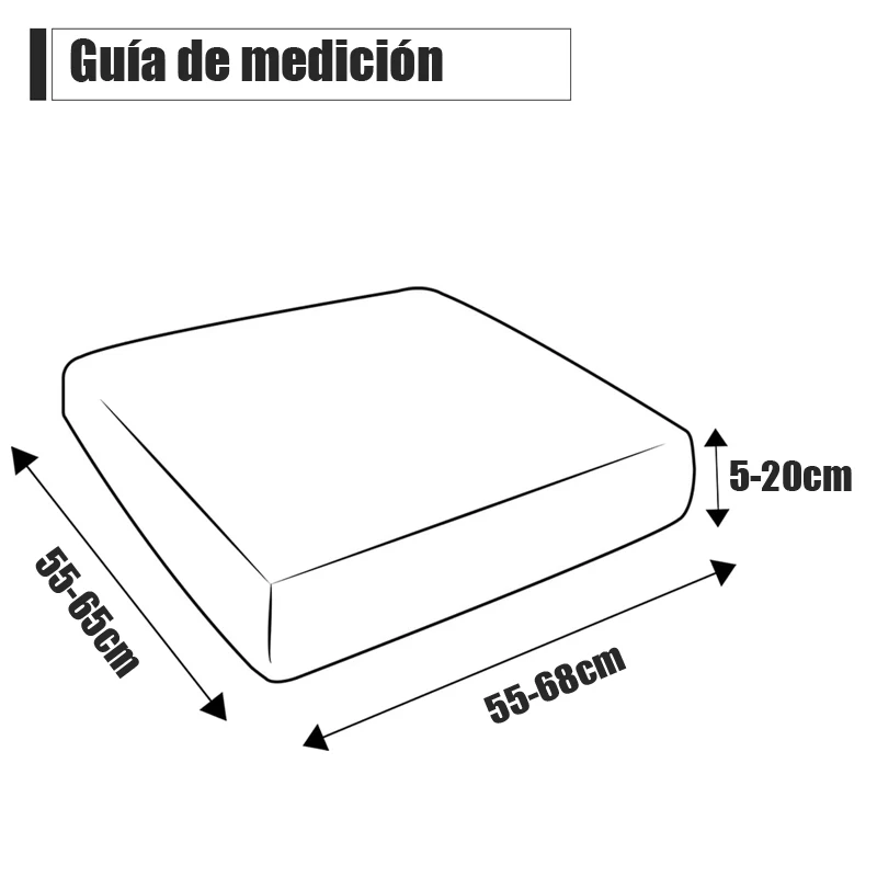 1/3/6 pcs Waterproof Chair Sofa Seat Cushion Slipcovers Couch Cushion Cover Stretch Furniture Protector for Kids, Pets 2