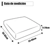 1/3/6 pcs Waterproof Chair Sofa Seat Cushion Slipcovers Couch Cushion Cover Stretch Furniture Protector for Kids, Pets 2