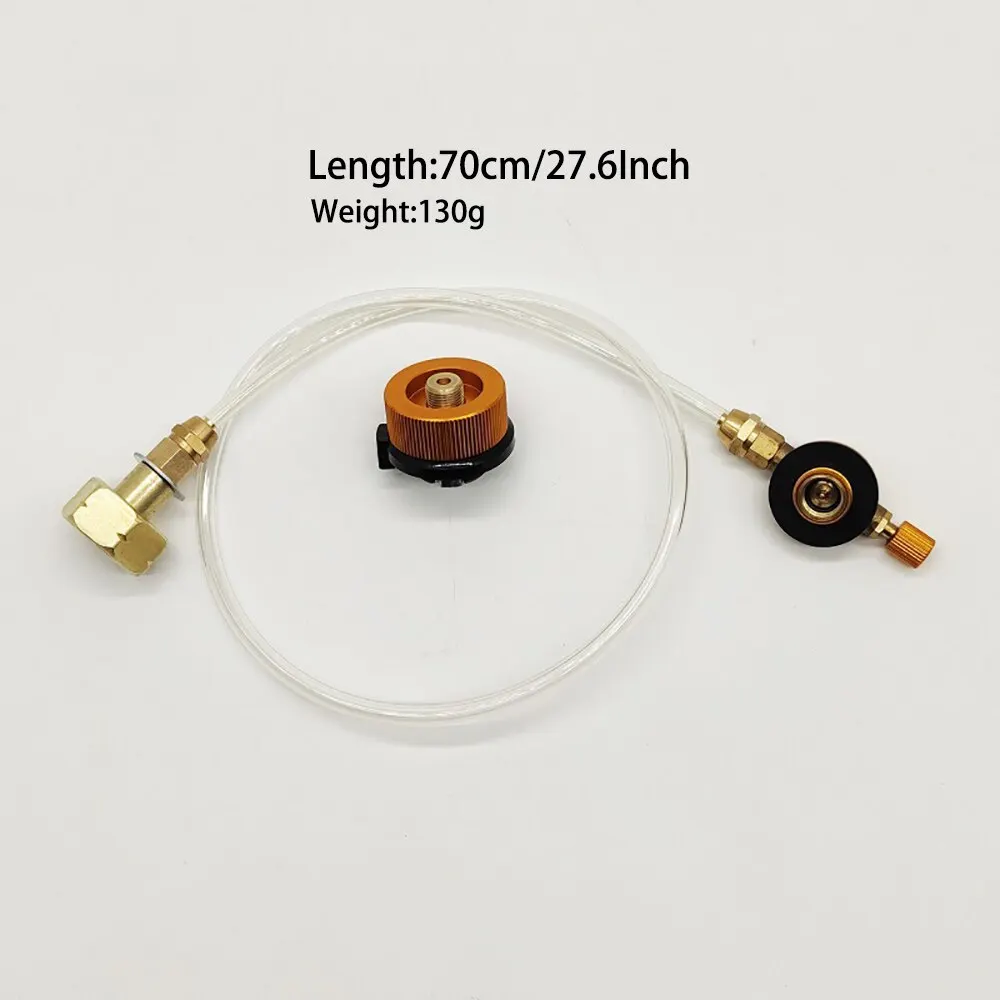 Réchaud à gaz d'extérieur, réchaud de Camping, adaptateur de recharge de Propane, brûleur GPL, cylindre plat, coupleur de réservoir, adaptateur de conteneur, économie de Tube métallique