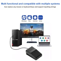 USB Foot Pedal Control Switch PC Game Pad USB Pre-Program Keyboard Mouse Adapter for Computer Multimedia String Ultrasound Image 2