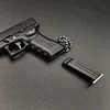 Hot Semi-alloy 1:3 Pistol Model Metal Mini G17 Toy Gun Detachable DIY Keychain Pendant Ornaments Children's Toy 2