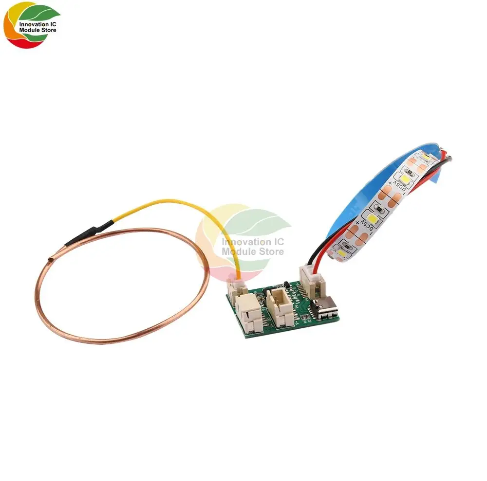 Modulo Sensore Tattile Con Led E Cavi Per La Realizzazione Di Led Touch Sensitive Smart Epoxy River Table Top