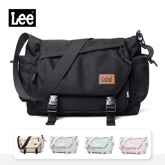 LEE Borsa a tracolla grande impermeabile alla moda da donna Borsa a tracolla per laptop con vibrazione maschile Borsa da scuola per adolescenti College Satchel 1