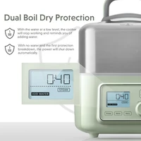 Hot Selling Electric Food Steamer One-touch Vegetable Steamer Digital Multi-function Steamer Stainless Steel Timing Function 2