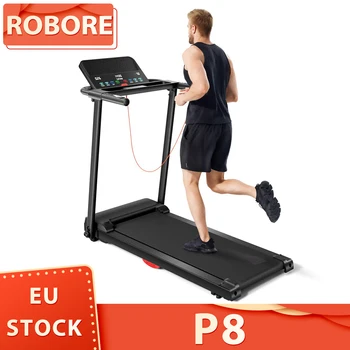 Tapis roulant pieghevole ROBORE P8 12KM/H, 12 programmi integrati, con sensore di frequenza cardiaca, sistema di doppio cuscino, capacità di peso 136 kg