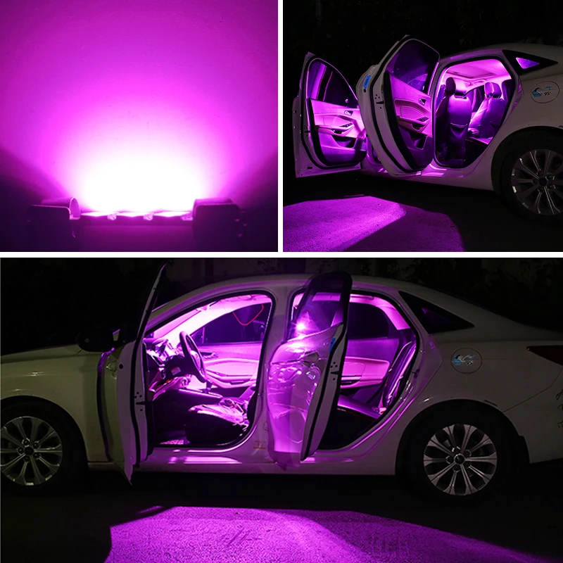 Car Led Light 1pc Purple  Feux de voiture, Intérieur voitures de