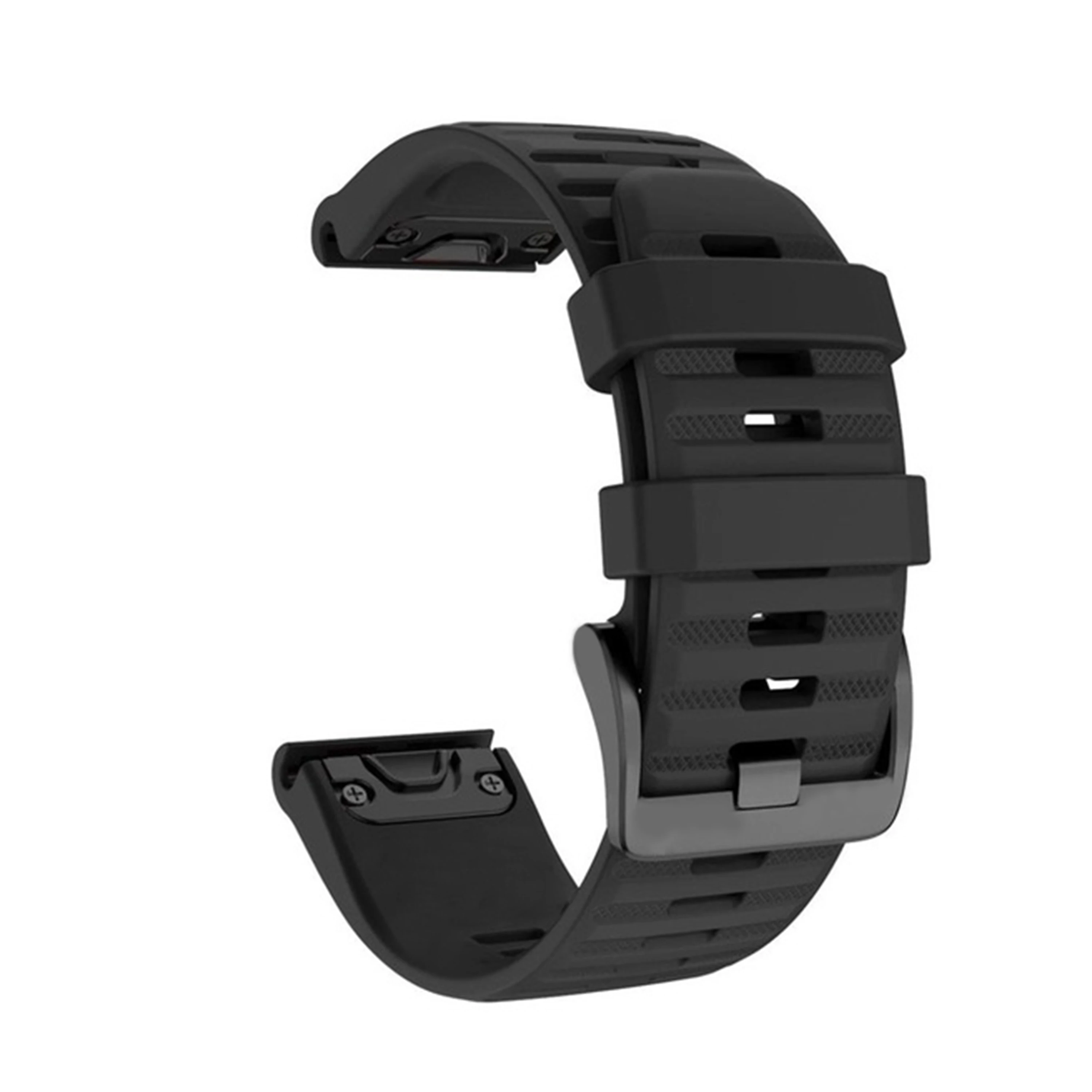 Enhanced Silicone QuickFit Smart Watch Band - Versatile 22-26mm Wrist Strap