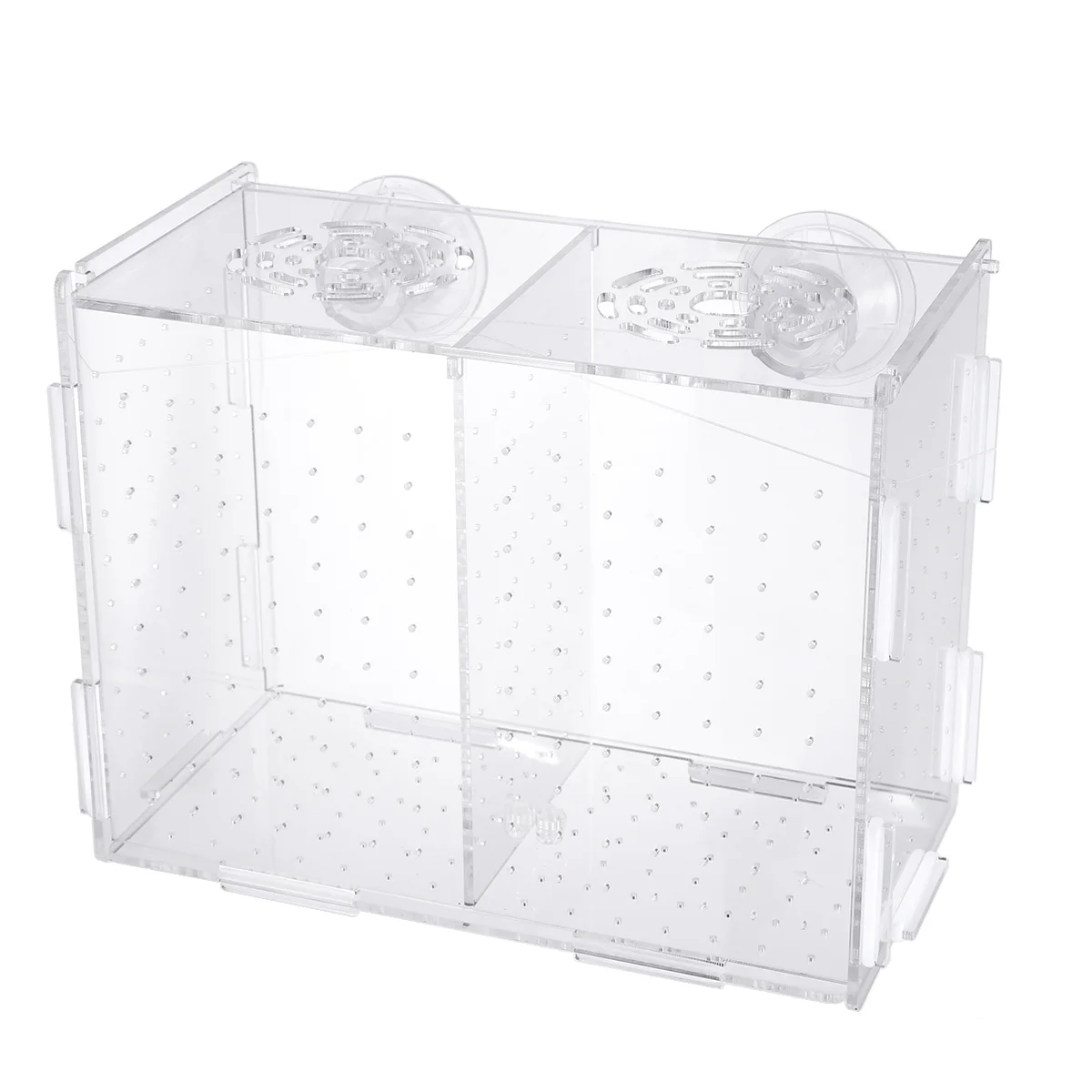 

Balacoo Aquarium Fish Breeding Box Transparent Acrylic Fish Tank Isolation Hatchery Hanging Incubator Shrimp Clownfish