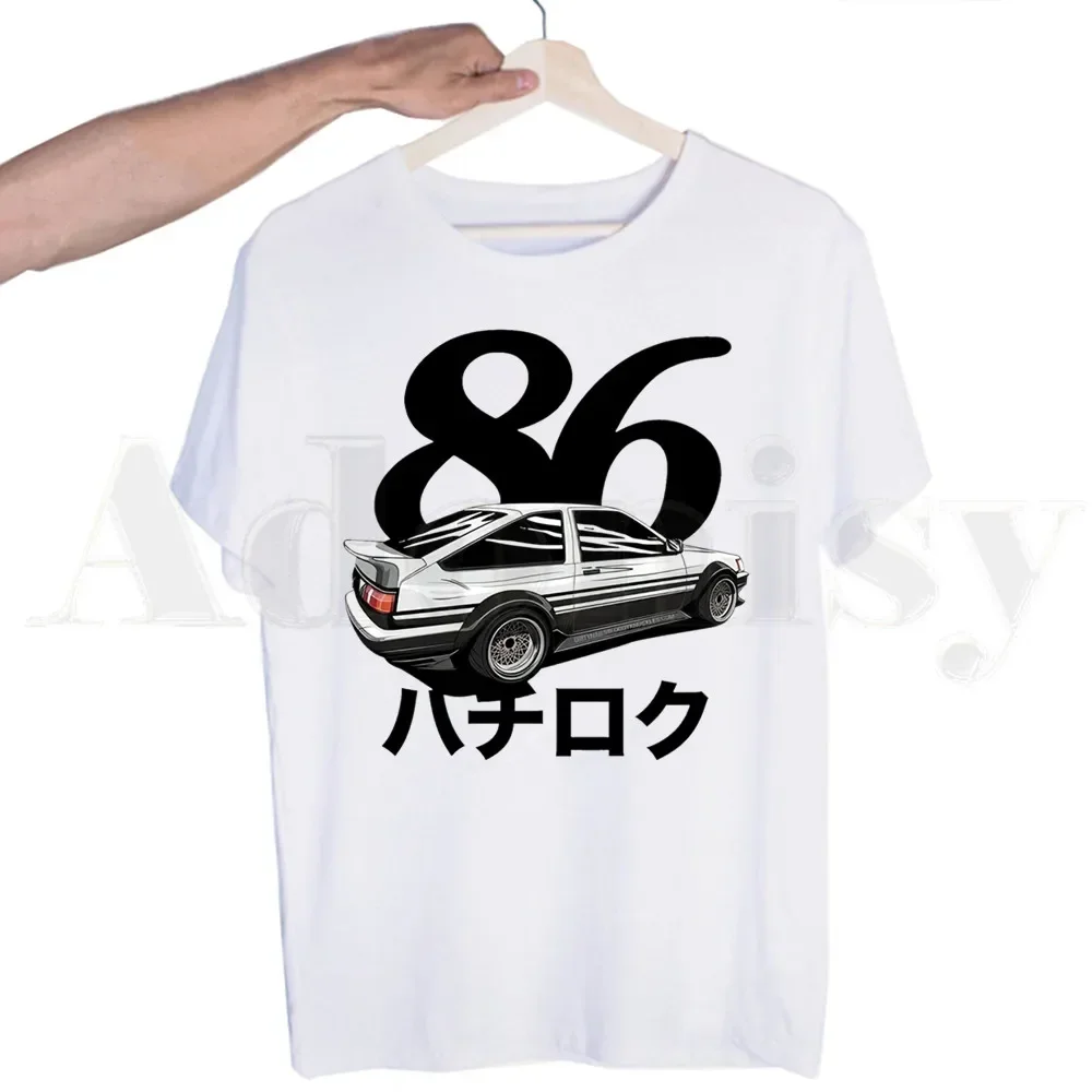 Футболка мужская Drift AE86 Initial D 90s Fujiwara Takumi HachiRoku, модная рубашка, топ, забавная уличная одежда в стиле Харадзюку, лето
