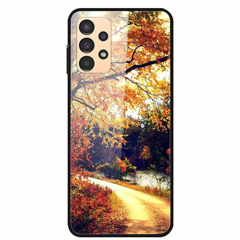 Luxury Tempered Glass Hard Back Cover