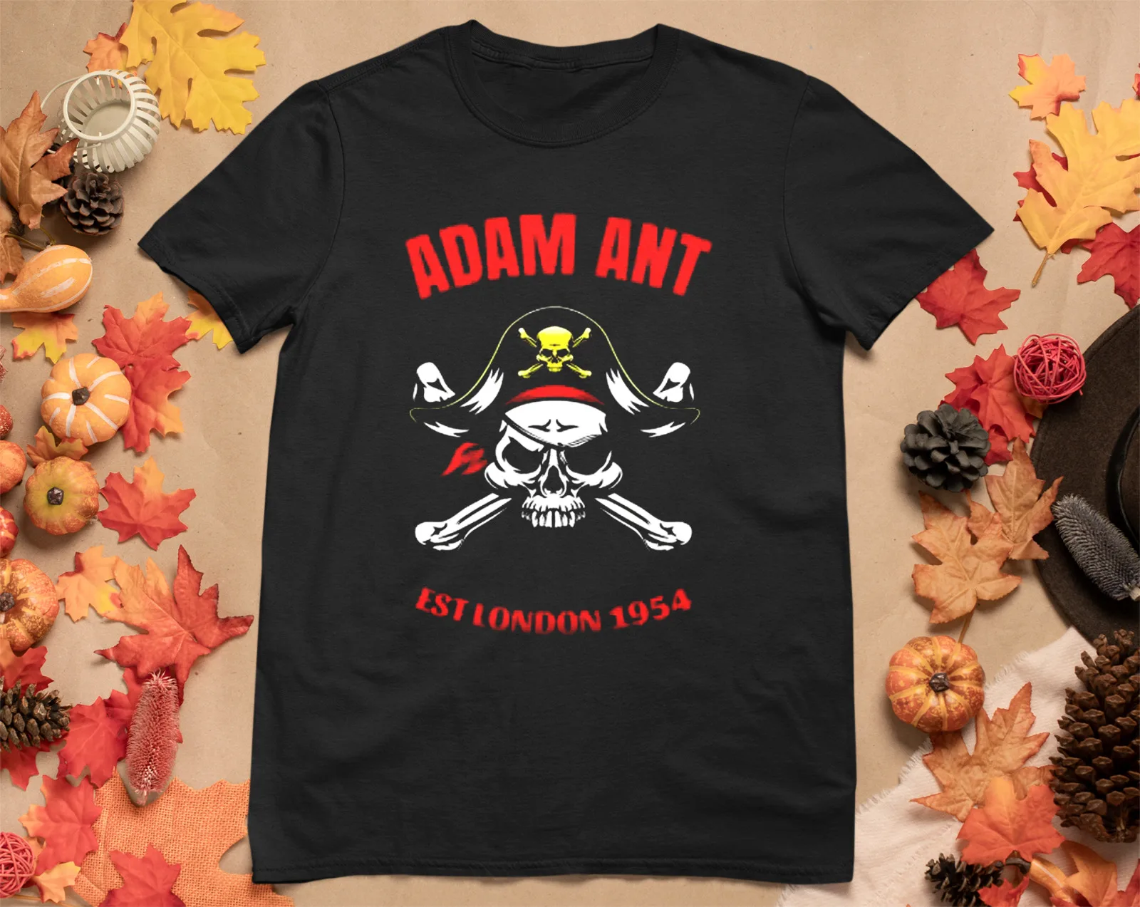 New Adam Ant Vintage Classic Mens Womens Black Size S-234Xl Shirt Kh016 Maniche Lunghe O Corte