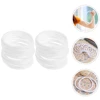 30Pcs DIY Hanging Plastic Rings Dreamcatcher Round Hoops White Circles DIY Wedding Wind Chime Hanging Decorations Accessory 5