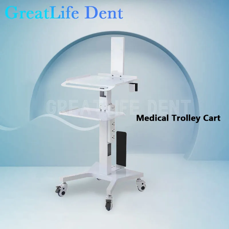 Greatlife Deuk Medische Tandheelkundige Scanner Kar Intraorale Scanner Trolley Gereedschapskar Met Beugellade Houder Mobiele Kast Trolley