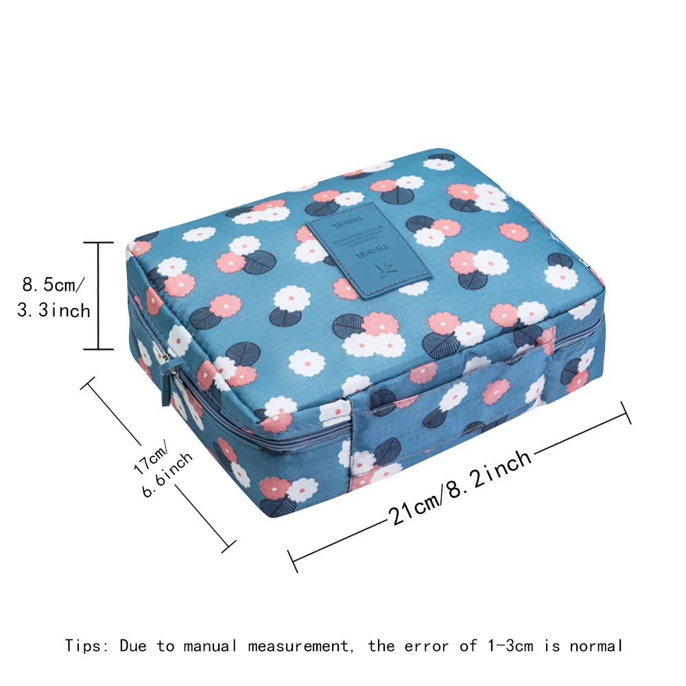 Women Toiletries Personal Hygiene Waterproof Portable Cosmetic Bag Outdoor Travel Organize Bags Girl Storage Beauty Makeup Cases 2